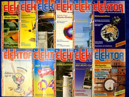 Elektor jahrgang 1987 komplett - elektor,