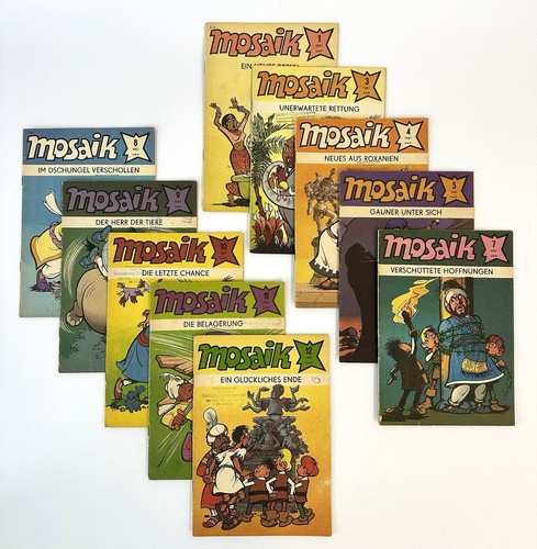 10x mosaik abrafaxe - mosaik, jahrgang