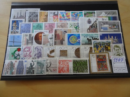 Bund jahrgang 1987 - jahrgang, postfrisch