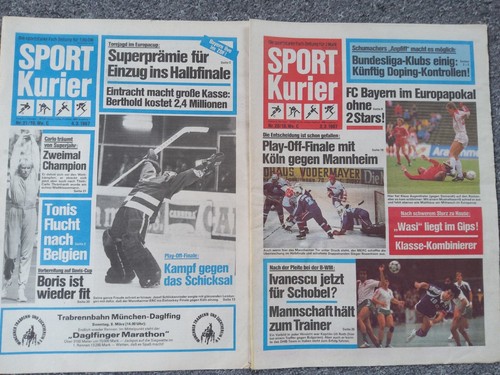 Sport kurier jahrgang - kurier, 1987