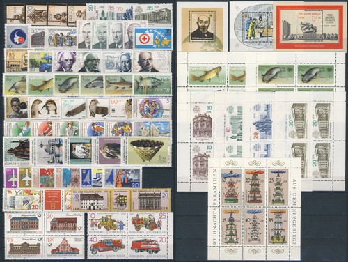 Ddr michel 3063 - 3139, **