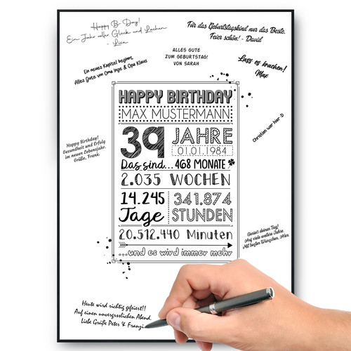 Geburtstag geschenk - 39.,