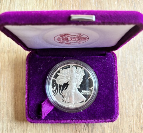 1987 silver american - 1987-s,
