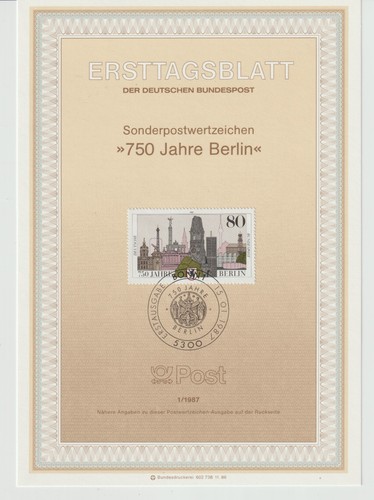 Etb ersttagsblätter brd - etb,
