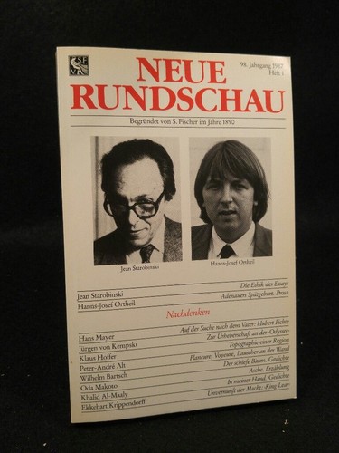 Neue rundschau jahrgang - rundschau,